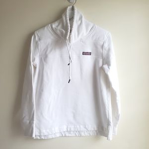 VINEYARD VINES Women’s Cowl Funnel Neck Pullover Thumbhole Sweatshirt Size XS